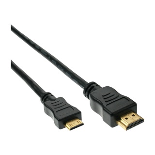 Cablu mini HDMI-C la HDMI Full HD T-T 10m, InLine IL17460P