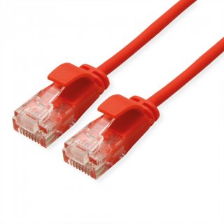 Cablu de retea RJ45 MYCON Slim UTP Cat.6A LSOH 1.5m Rosu, CON3914