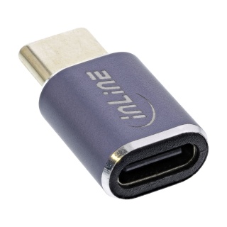 Adaptor USB 4 type C 8K60Hz/240W T-M metalic, InLine IL35900A