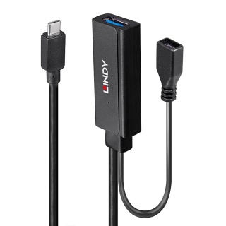 Cablu prelungitor activ USB 3.2 Gen1-C la USB-A T-M 5m, Lindy L43344
