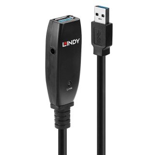 Cablu prelungitor activ USB 3.0 T-M 3m, Lindy L43353