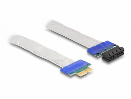 Riser card PCI Express x1 + cablu 20cm, Delock 88048
