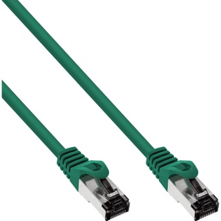 Cablu de retea RJ45 S/FTP PiMF Cat.8.1 LSOH 1m Verde, InLine IL78801G