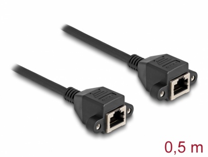 Cablu SFTP RJ50 M-M 0.5m, Delock 80198