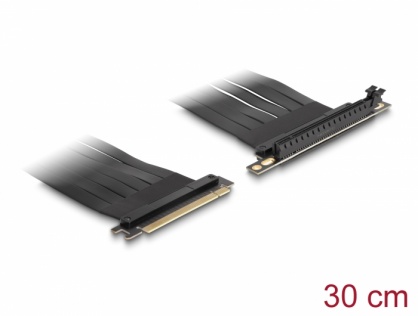 Riser Card PCI Express x16 la x16 90 grade 30cm, Delock 88027