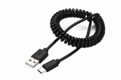 Cablu USB 2.0-A la USB type C spiralat T-T 1.8m, Gembird CC-USB2C-AMCM-6