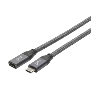 Cablu prelungitor USB 3.2 Gen2 Type C T-M brodat 1.5m, Hicon HI-U3CF-0150