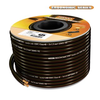 Rola 30m cablu difuzor/speaker 2 x 1,50 mm2, Hicon HIE-215-3000