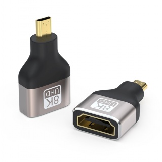 Adaptor micro-D HDMI la HDMI-A 8K60Hz/4K120Hz T-M, kphdma-44