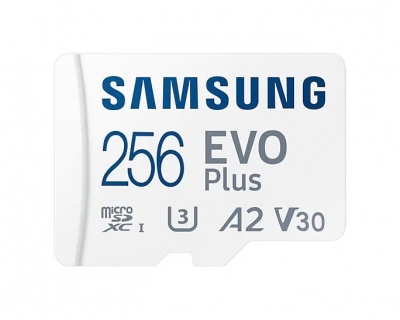 Card de memorie microSDXC Evo Plus 256GB clasa 10 + adaptor SD, Samsung MB-MC256KA/EU