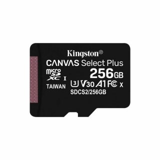 Card de memorie micro SD 256GB clasa 10 Canvas Select Plus, Kingston SDCS2/256GBSP