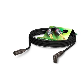 Cablu prelungitor XLR T-M unghi 90 grade 10m, Hicon SG0E-1000-SW