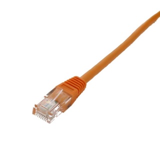 Cablu de retea RJ45 UTP cat. 5e 0.25m Orange, UTP-0008-0.25OE-WL