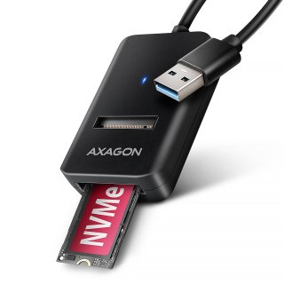 Adaptor USB 3.2 la M.2 NVMe/SATA, Axagon ADM2-AM