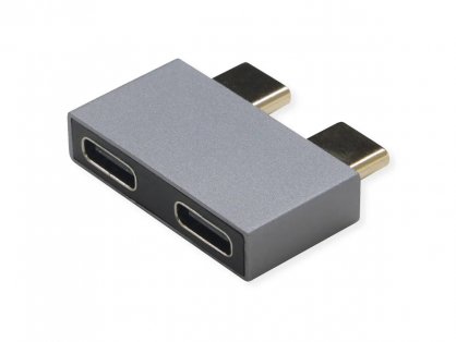 Adaptor 2 x USB 3.2 Gen2 type C la 2 x USB type C T-M, Roline 12.03.2945