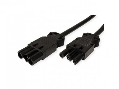 Cablu prelungitor GST18-3 pini T-M 1.5m negru Halogen Free, Bachmann 375.0043