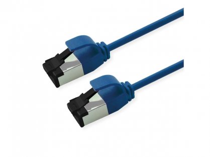 Cablu de retea RJ45 Slim U/FTP Cat. 8.1 (Class I) LSOH 1m Albastru, Roline 21.15.3253