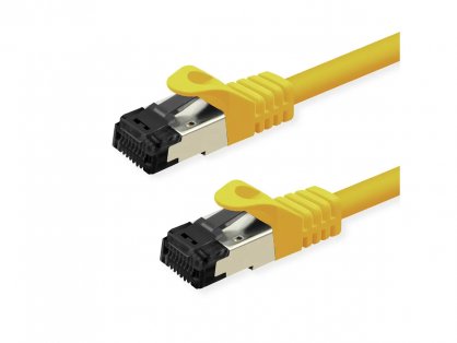 Cablu de retea RJ45 S/FTP Cat.8 (Class I) LSOH 3m Galben, Value 21.99.1823