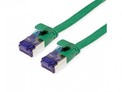 Cablu de retea RJ45 extra flat FTP cat.6A 1.5m Verde, Value 21.99.2144