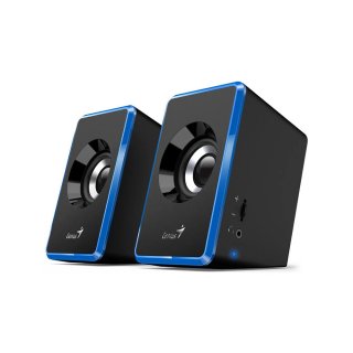 Boxe 2.0 RMS 3W USB Negru/Albastru, Genius SP-U125