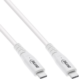 Cablu USB 4 type C 240W/8K60Hz T-T 2m Alb, InLine IL35902W