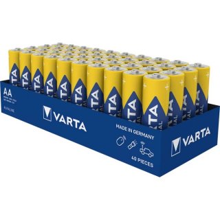 Set 40 buc baterie alcalina AA/LR6 VARTA INDUSTRIAL