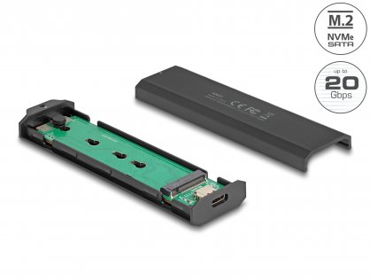 Rack extern USB 3.2 type C pentru SSD M.2 NVMe PCIe/SATA Combo, Delock 42031