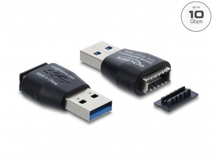 Adaptor USB-A 10 Gbps la USB Type E Key A T-M, Delock 67339