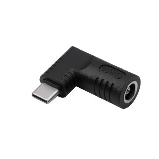 Adaptor USB type C la DC 6.5 x 4.4mm + pin 65W T-M, Akyga AK-ND-D04