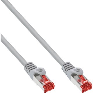 Cablu de retea RJ45 S/FTP PiMF Cat.6 CU 20m Gri, InLine IL76420