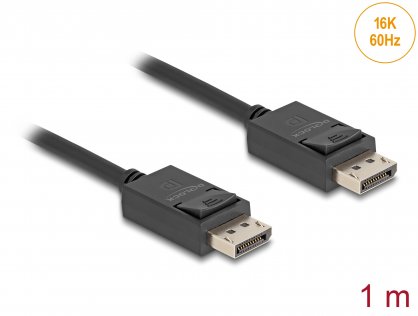 Cablu Displayport 16K60Hz/8K120Hz/4K240Hz 80Gbps 1m, Delock 81174