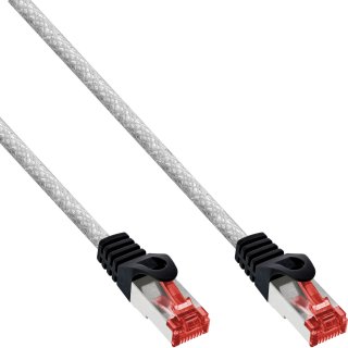 Cablu de retea RJ45 S/FTP PiMF Cat.6 2m Transparent, InLine IL76402T