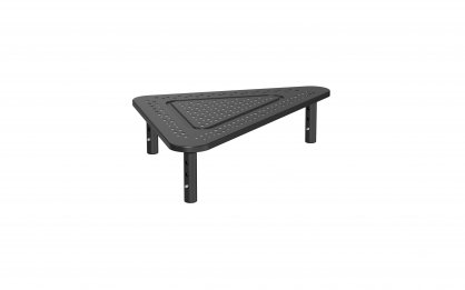 Stand monitor ajustabil triunghiular Negru, Gembird MS-TABLE-02