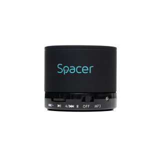 Boxa portabila bluetooth TOPPER 3W Negru, Spacer SPB-TOPPER-BLK