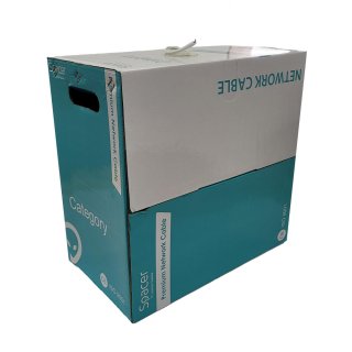 Rola cablu de retea RJ45 305m UTP Cat.6 CCA , Spacer SPLC-UCAT6-CCA-305