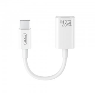 Adaptor audio USB type C la Lightning 27W T-M 12cm Alb, XO NB-R268A