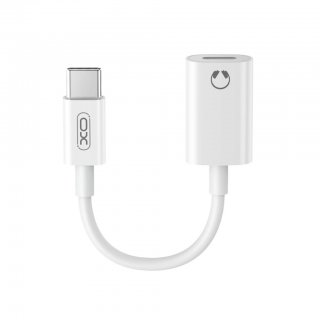 Adaptor audio USB type C la Lightning T-M 12cm Alb, XO NB-R268B