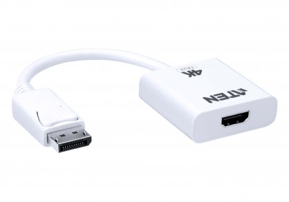 Adaptor DisplayPort la HDMI True 4K60Hz T-M Alb, ATEN VC986B
