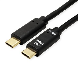 Cablu USB 2.0 type C 100W T-T 1m, Value 11.99.8308