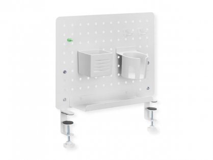 Panou perforat 420x477mm cu prindere masa Alb, Value 17.99.0098*