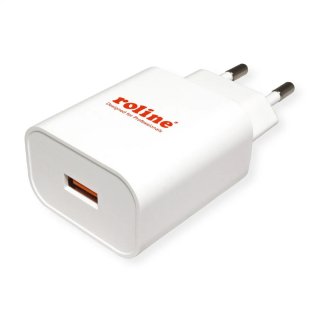 Incarcator priza 1 x USB-A Quick Charge 3.0 18W, Roline 19.11.1061