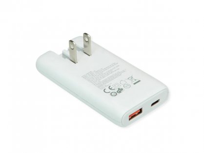 Incarcator priza USB-A + USB-C 65W Alb, Value 19.99.1112