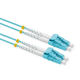 Cablu fibra optica LC-LC OM3 Low-Loss-Connector 10m Turcoaz, Value 21.99.8825