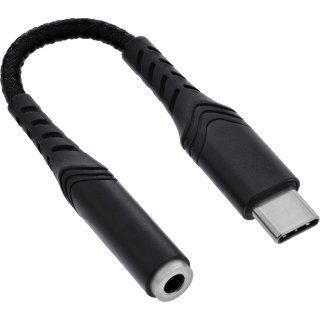 Adaptor audio USB type C la jack stereo 3.5mm DAC T-M 0.15m, InLine IL33054E