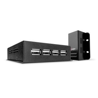 Extender USB 2.0 prin cablu RJ45 LAN 50m + HUB 4 porturi, Lindy L42681