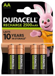 Set 4 buc acumulator AA/LR6 2500 mAh Ni-MH, Duracell