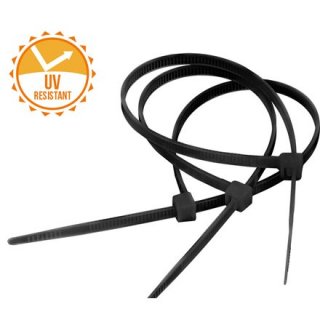 Set 100 buc bride 4.8X400mm Negru, 59140C