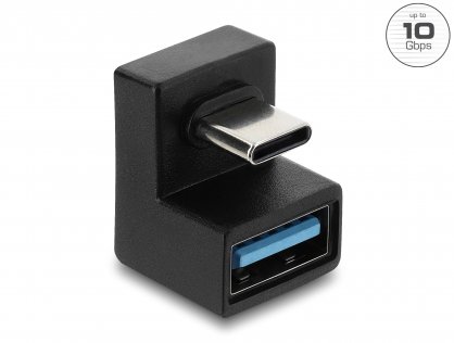 Adaptor USB-C 10 Gbps la USB-A unghi U-shaped T-M, Delock 67464