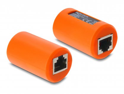Cupla RJ45 Cat.6A ecranata cu surge protection, Delock 90988