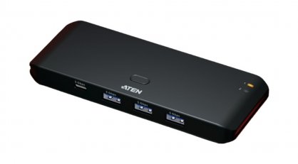 Sharing switch 2 x 4 USB 3.2 Gen1 (Host Type: A+C) cu alimentare USB-C, ATEN US5324